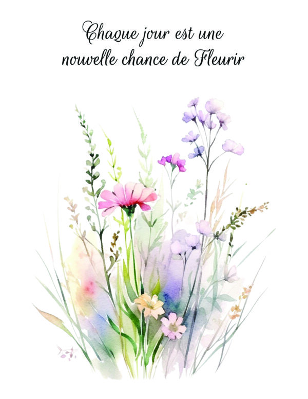 Cartes en papier à planter – Aquarelle & Citation inspirante – Image 10