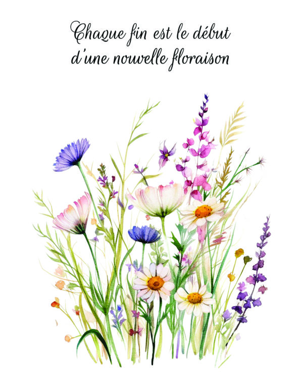 Cartes en papier à planter – Aquarelle & Citation inspirante – Image 2