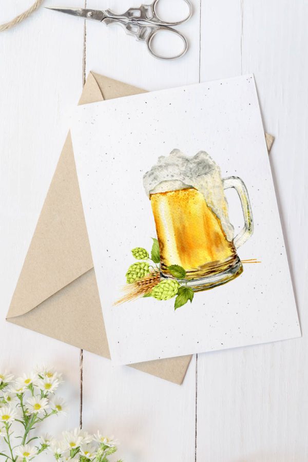 Carte en papier à planter- Collection Microbrasserie_01