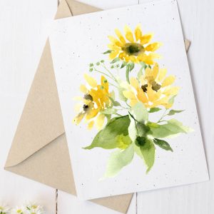 Carte en papier à planter- Collection Tournesol_01