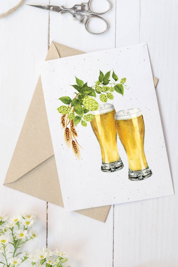 Carte en papier à planter- Collection Microbrasserie_02