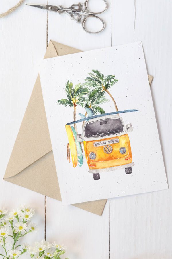 Carte en papier à planter- Westfalia